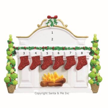 Mantle Fireplace /6 (Table Decoration)