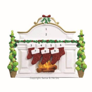 Mantle Fireplace /7 (Table Decoration)