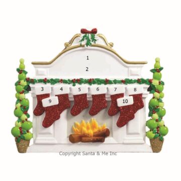 Mantle Fireplace /8 (Table Decoration)
