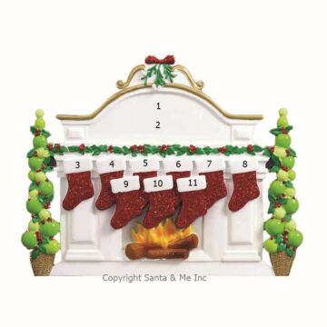 Mantle Fireplace /9 (Table Decoration)