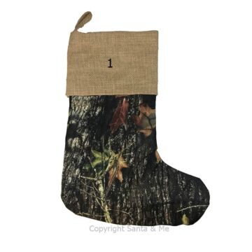 Woods - Embroidered Stocking - WOODS - Santa & Me