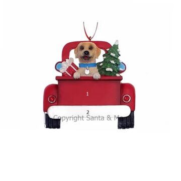 Yellow Labrador Retriever Christmas