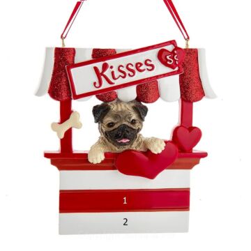 Kisses Pug