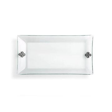 Embellished Glass Platter - A Gilded Life Series 