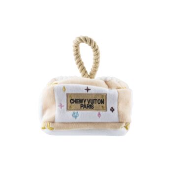 White Chewy Vuiton Trunk - Activity Trunk Toy (Pets)