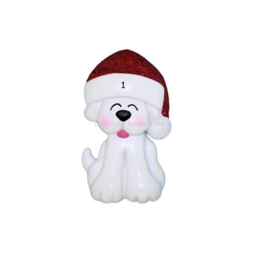 Add On Sitting Dog / White