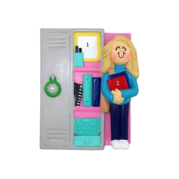 Locker w/ Student Girl Blonde
