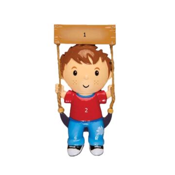 Boy On Swing