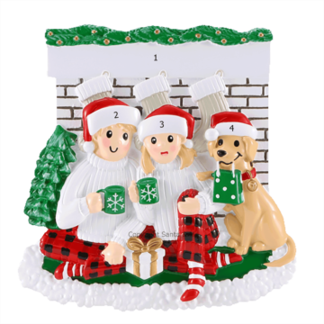 Sitting in Front of the Fireplace Couples