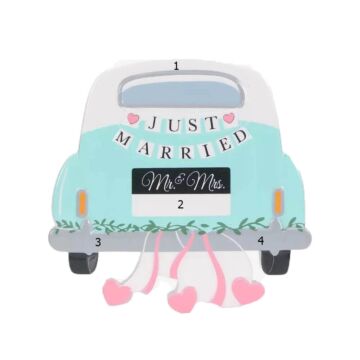 Mr. & Mrs. Just Married Car
