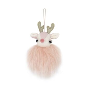 Pink Reindeer - Plush Doll