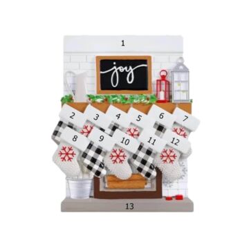 Table Top - Fireplace Mantle / 11