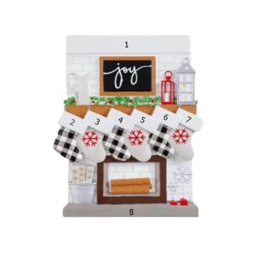 Table Top - Fireplace Mantle / 6