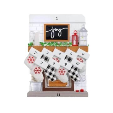 Table Top - Fireplace Mantle / 9