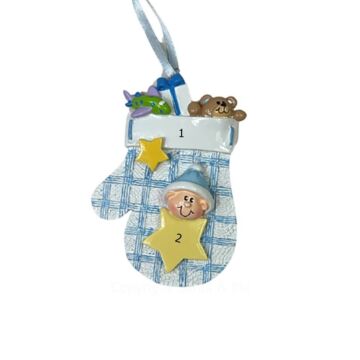 Baby Mitten - Blue