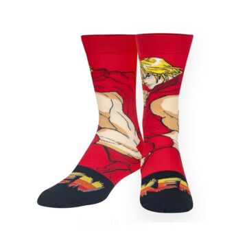 Street Fighter Ken - Crew Socks