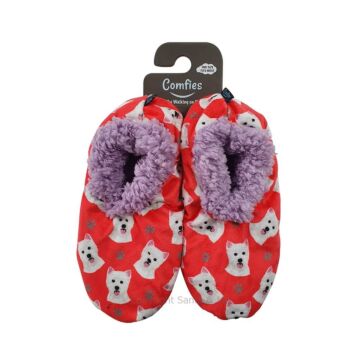 Westie Fawn Slippers Comfies