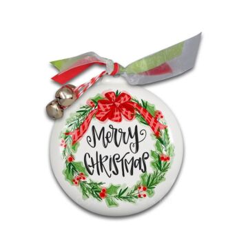 Merry Christmas - Round Ceramic