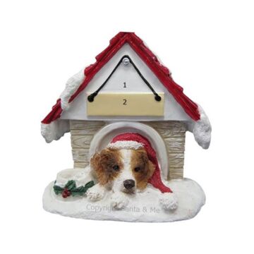 Brittany Spaniel /Doghouse with Magnet