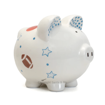 Large Sports Paper Star Piggy Bank