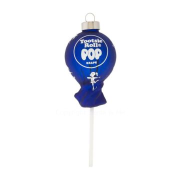 Grape Tootsie Roll Pop - Glass