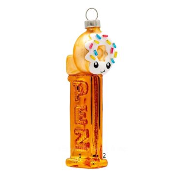 Doughnut PEZ Dispenser - Glass