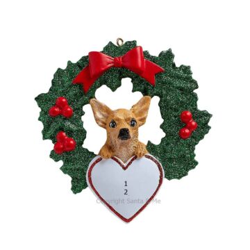 Chihuahua With Wreath