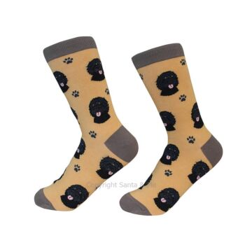 Labradoodle Black /Socks - 800-121-Labr - Santa & Me