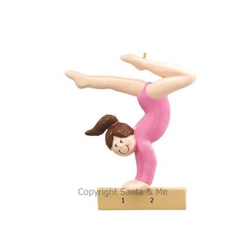 Gymnast on Beam /Brown