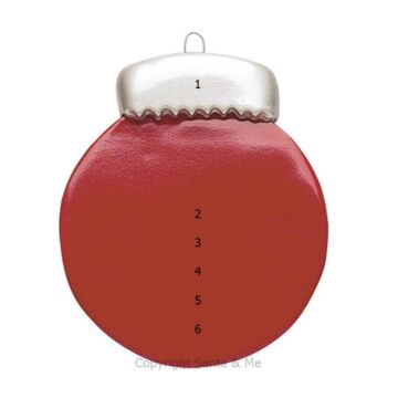 Red Ball Ornament Base