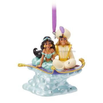 Aladdin Ornament / Plays "A Whole New World"