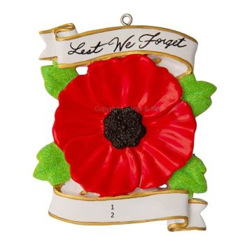 Canadian Poppy - Lest We Forget