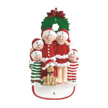 Christmas Family with Dog /5