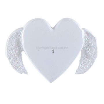 Add On Heart With Wings