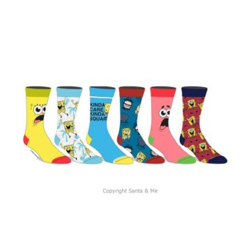 SpongeBob - 6 Pack Casual Socks