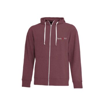 Burgundy Hoodie Santa and Me