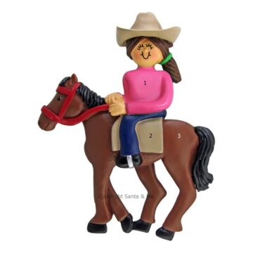 Horseback Riding Brown Hair
