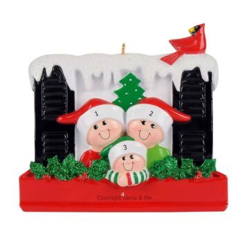 Christmas Window Family / 3