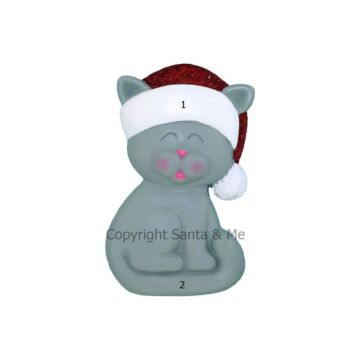 Grey Sitting Cat