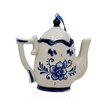 Delft Blue Porcelain Teapot - V3