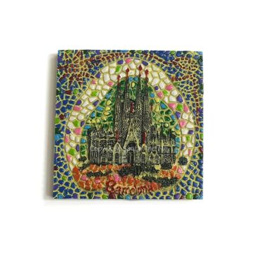 Barcelona Mosaic Magnet