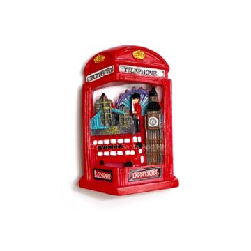 London Telephone Booth Magnet
