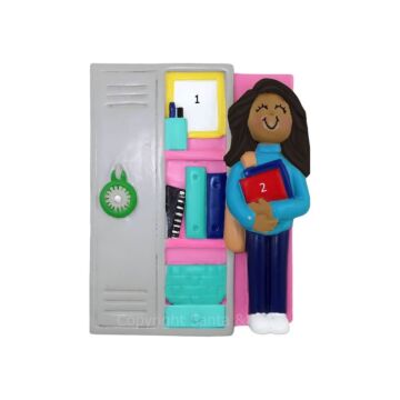 Locker w/ Student Girl (Ethnic)