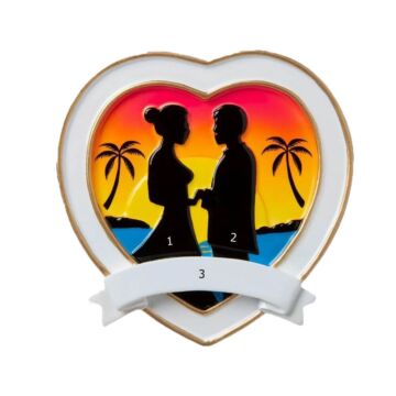 Destination Wedding Between Palm Trees