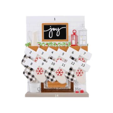 Fireplace Mantle / 12