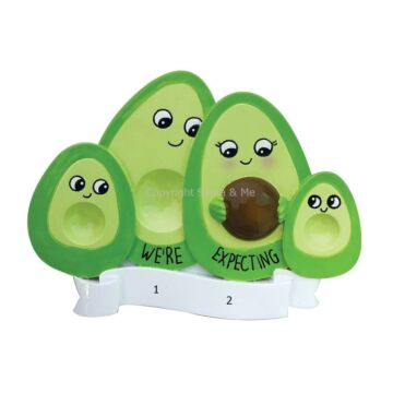 Expecting Avocado Family With 2 Children