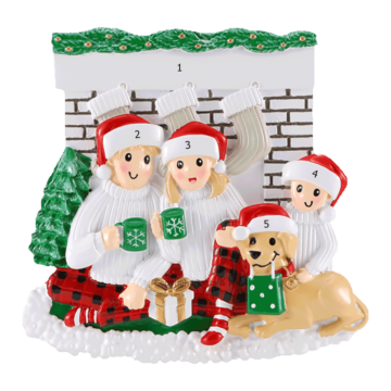 Sitting in Front of the Fireplace / 3