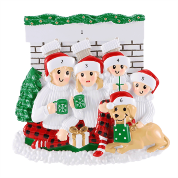 Sitting in Front of the Fireplace / 4