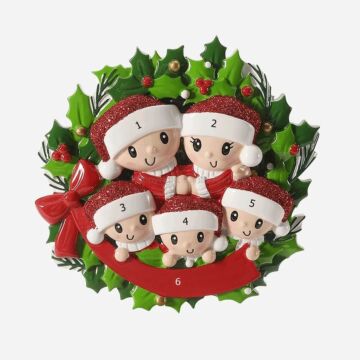 Wreath Family of 5