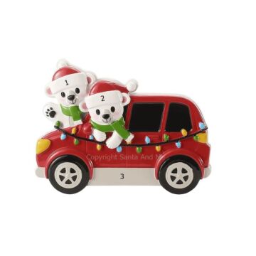 Polar Bears in a Car Couple